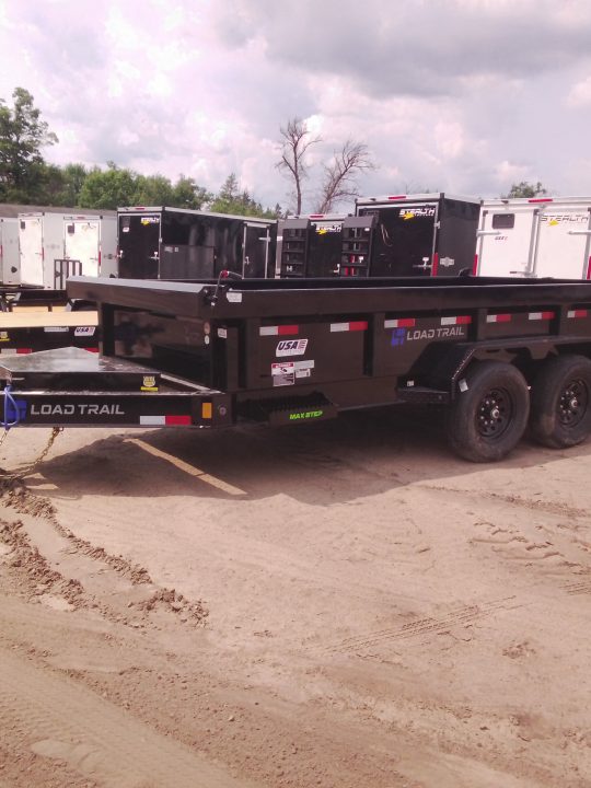 New 2027 Load Trail 83X14 DUMP LOW PRO 2FT SIDE WALL 7 GUAGE DECK Dump Trailer
