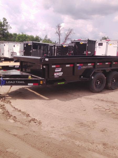New 2027 Load Trail 83X14 DUMP LOW PRO 2FT SIDE WALL 7 GUAGE DECK Dump Trailer