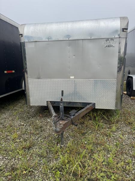 Used USED 2008 JUNIOR ELIMINATOR CARGO ENCLOSED 5NH 7X12 TA RAMP DOOR (GVW:7000) SILVER