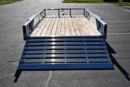 New SPORT HAVEN 7x14 OPEN UTILITY w/ BI-FOLD RAMP GATE
