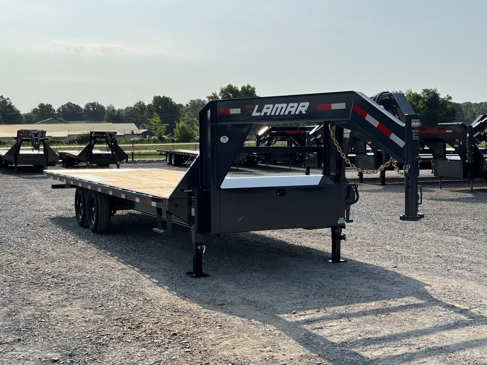 New 2027 Lamar Gooseneck Deckover Tilt | 102" x 24' 14K GVWR