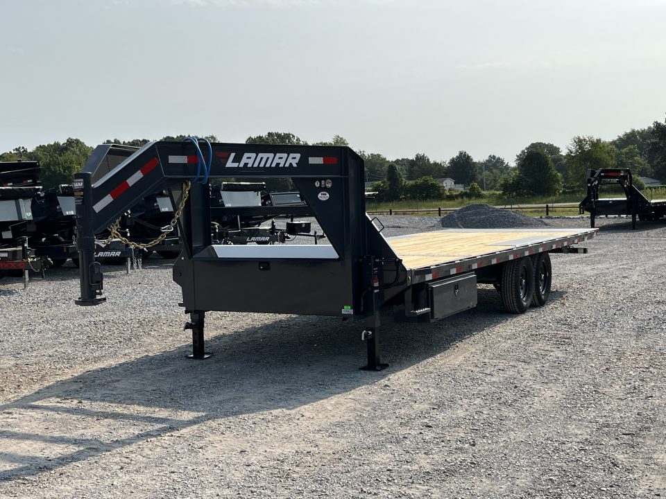New 2027 Lamar Gooseneck Deckover Tilt | 102" x 24' 14K GVWR