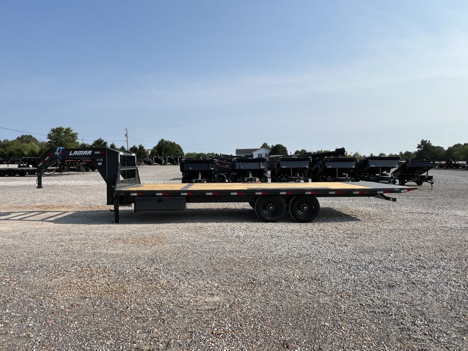 New 2027 Lamar Gooseneck Deckover Tilt | 102" x 24' 14K GVWR