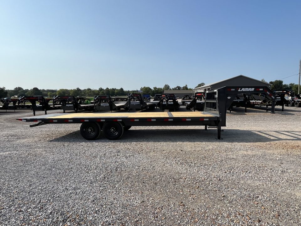 New 2027 Lamar Gooseneck Deckover Tilt | 102" x 24' 14K GVWR