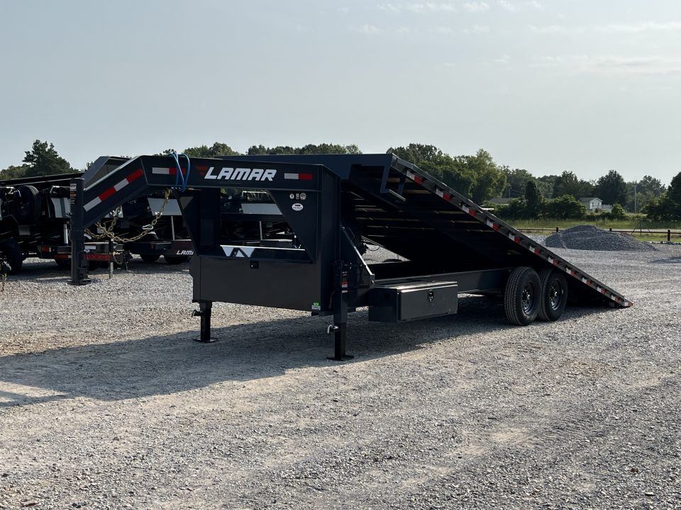 New 2027 Lamar Gooseneck Deckover Tilt | 102" x 24' 14K GVWR