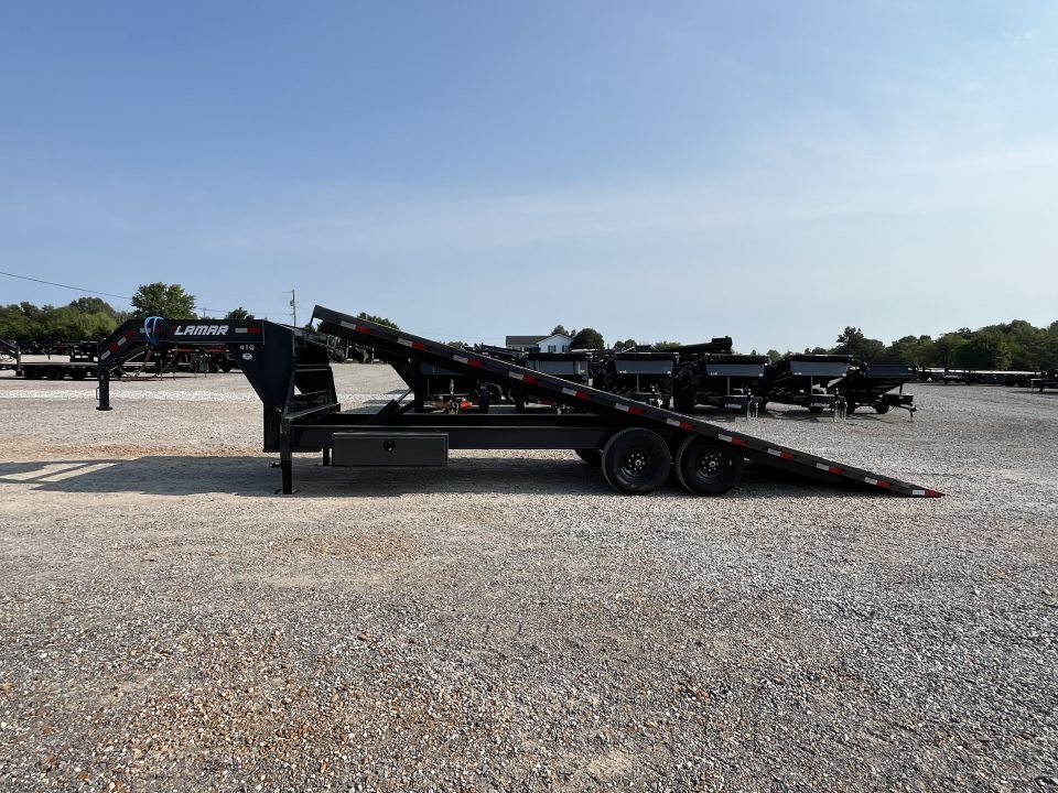 New 2027 Lamar Gooseneck Deckover Tilt | 102" x 24' 14K GVWR