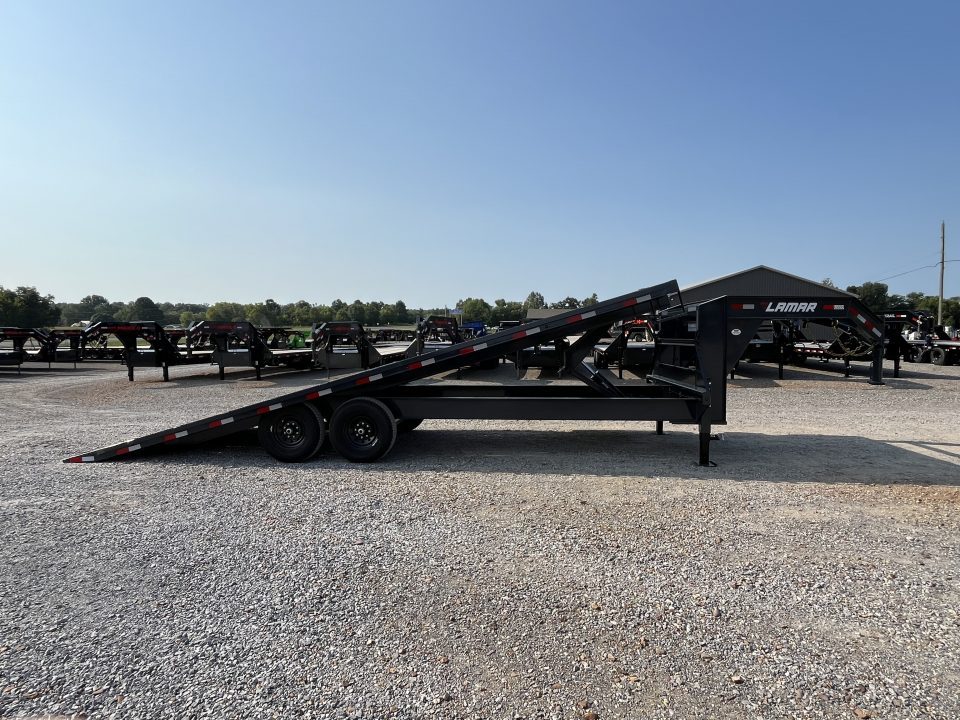 New 2027 Lamar Gooseneck Deckover Tilt | 102" x 24' 14K GVWR