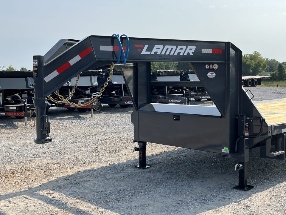 New 2027 Lamar Gooseneck Deckover Tilt | 102" x 24' 14K GVWR