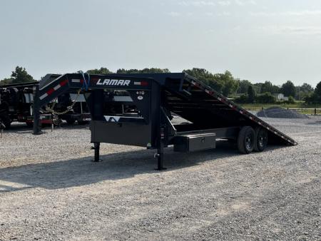 New 2027 Lamar Gooseneck Deckover Tilt | 102  x 24' 14K GVWR