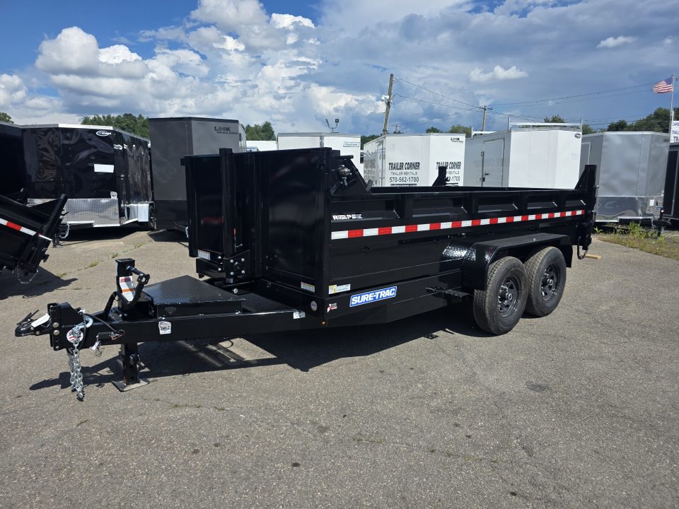 New 2027 Sure-Trac 7X14 14K - TELESCOPIC Dump Trailer