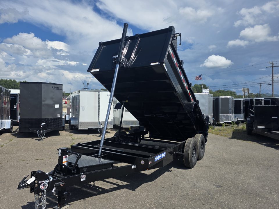 New 2027 Sure-Trac 7X14 14K - TELESCOPIC Dump Trailer
