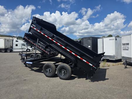 New 2027 Sure-Trac 7X14 14K - TELESCOPIC Dump Trailer