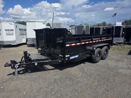 New 2027 Sure-Trac 7X14 14K - TELESCOPIC Dump Trailer