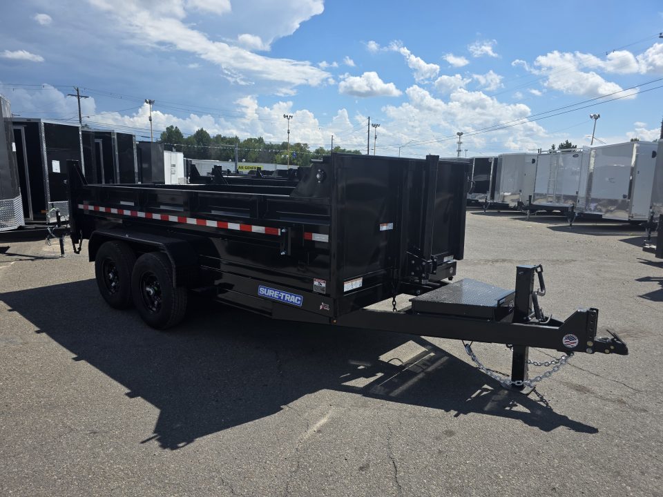 New 2027 Sure-Trac 7X14 14K - TELESCOPIC Dump Trailer