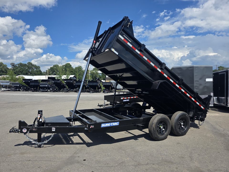 New 2027 Sure-Trac 7X14 14K - TELESCOPIC Dump Trailer
