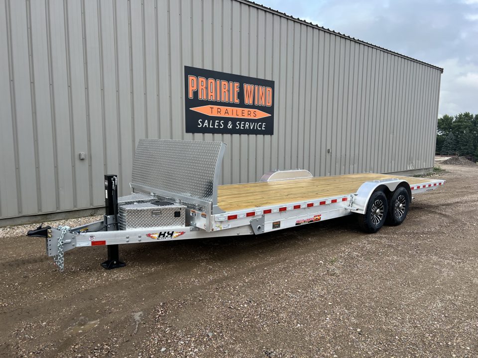 New 2027 H&H Trailers 24' Aluminum Speed Loader Tilt Trailer