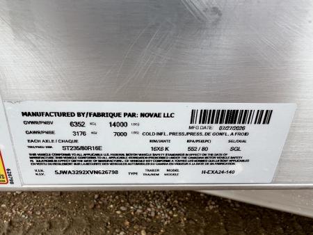 New 2027 H&H Trailers 24' Aluminum Speed Loader Tilt Trailer