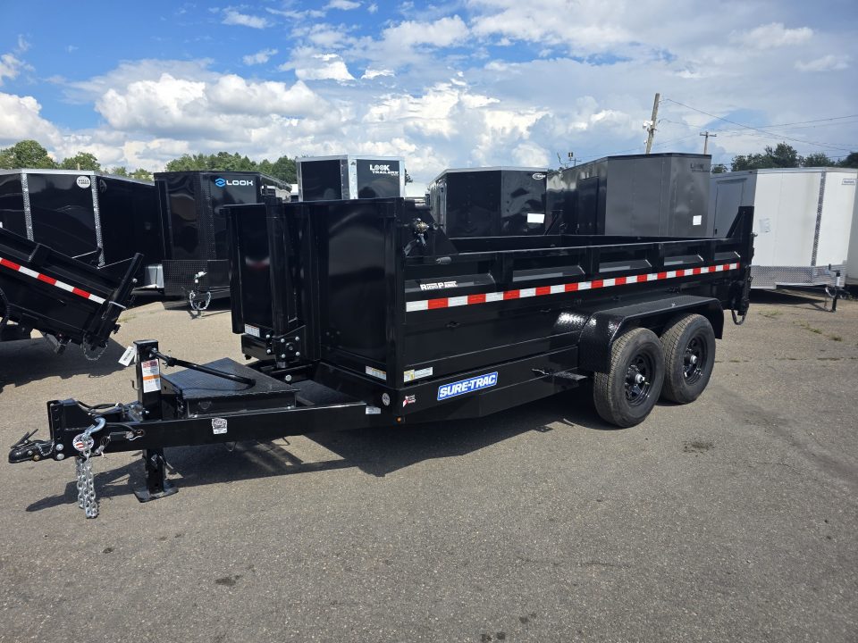 New 2026 Sure-Trac 7X14 14K - TELESCOPIC Dump Trailer