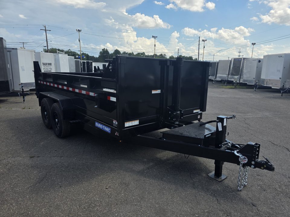 New 2026 Sure-Trac 7X14 14K - TELESCOPIC Dump Trailer