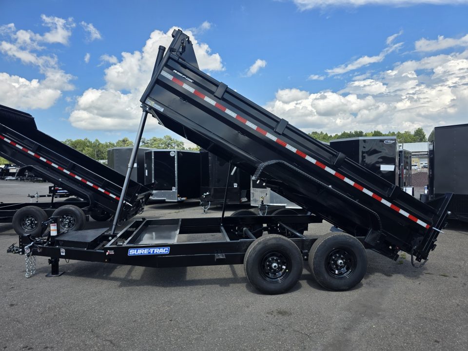 New 2026 Sure-Trac 7X14 14K - TELESCOPIC Dump Trailer