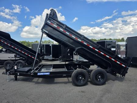 New 2026 Sure-Trac 7X14 14K - TELESCOPIC Dump Trailer