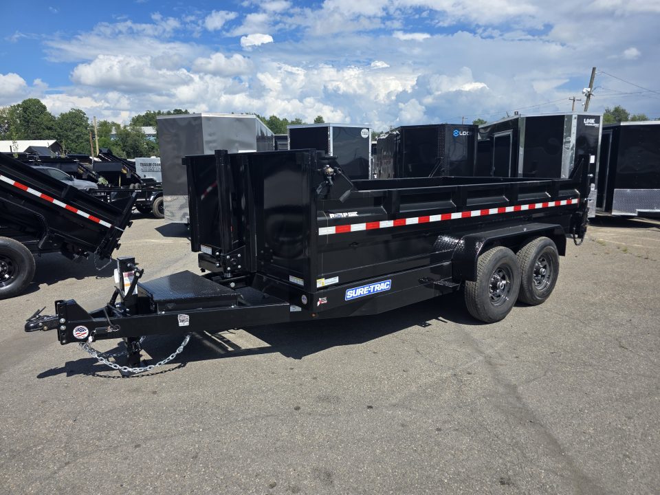 New 2026 Sure-Trac 7X14 14K - TELESCOPIC Dump Trailer