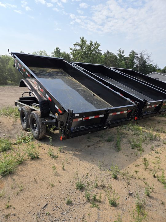 New 2026 Load Trail 83X14 ECONOMY W/RAMPS&TARP 14K BLACK Dump Trailer