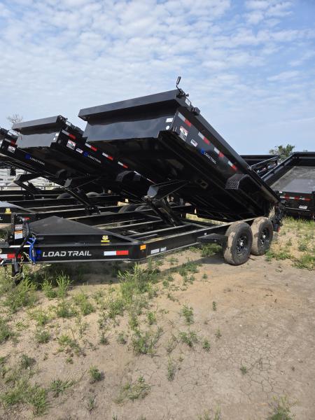 New 2026 Load Trail 83X14 ECONOMY W/RAMPS&TARP 14K BLACK Dump Trailer