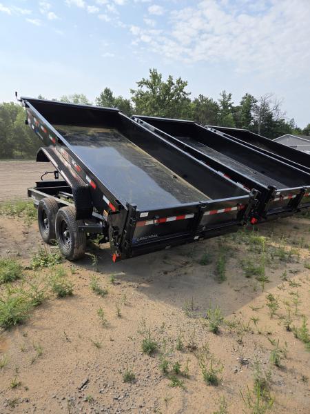 New 2026 Load Trail 83X14 ECONOMY W/RAMPS&TARP 14K BLACK Dump Trailer