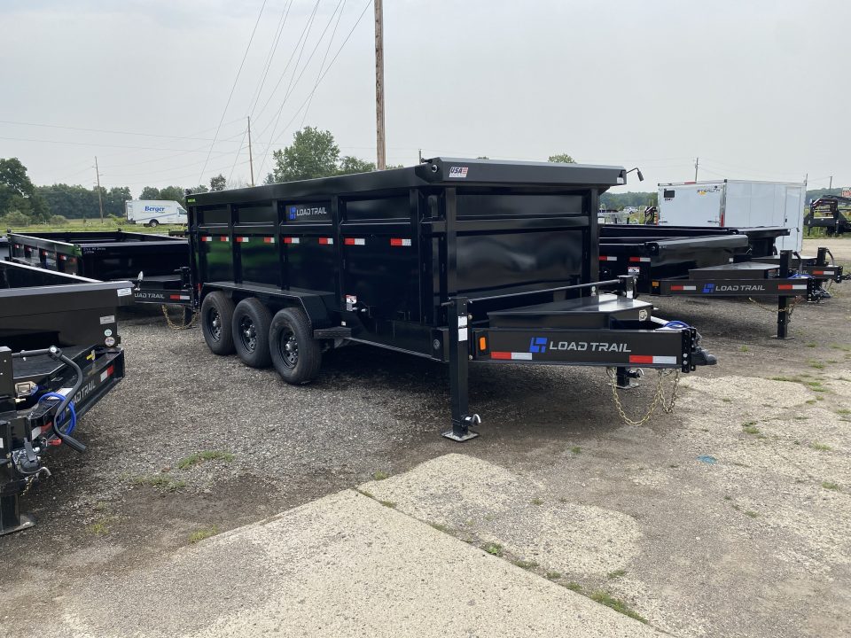 New 2026 Load Trail 83x16 21K W/4Ft Sides Dump Trailer