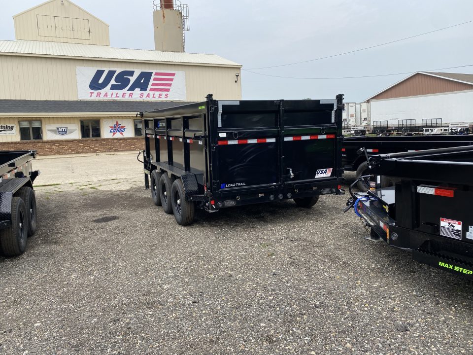 New 2026 Load Trail 83x16 21K W/4Ft Sides Dump Trailer