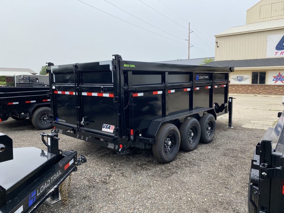 New 2026 Load Trail 83x16 21K W/4Ft Sides Dump Trailer