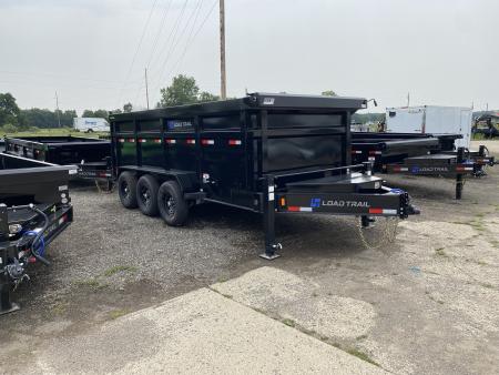 New 2026 Load Trail 83x16 21K W/4Ft Sides Dump Trailer