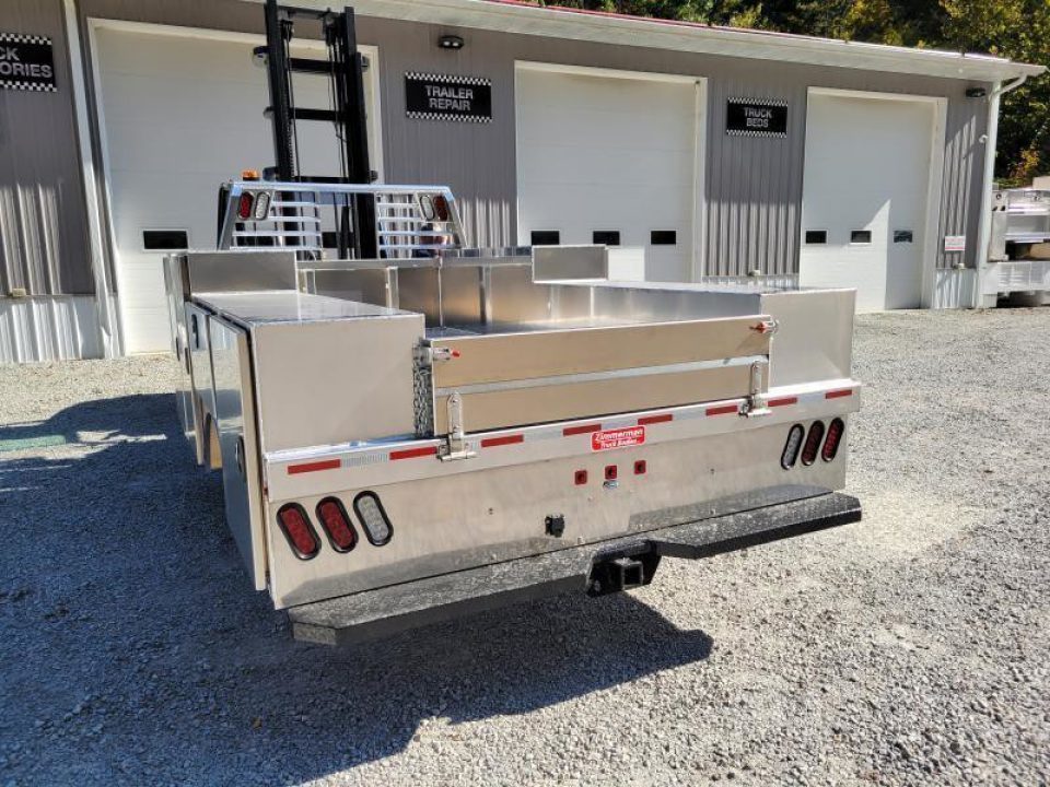 New Zimmerman Aluminum Gooseneck Service Body DRW 84" CA Cab and Chassis Advantage