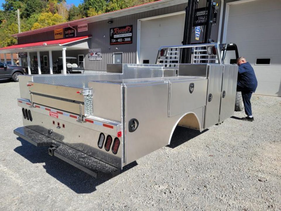 New Zimmerman Aluminum Gooseneck Service Body DRW 84" CA Cab and Chassis Advantage