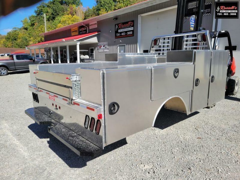 New Zimmerman Aluminum Gooseneck Service Body DRW 84" CA Cab and Chassis Advantage