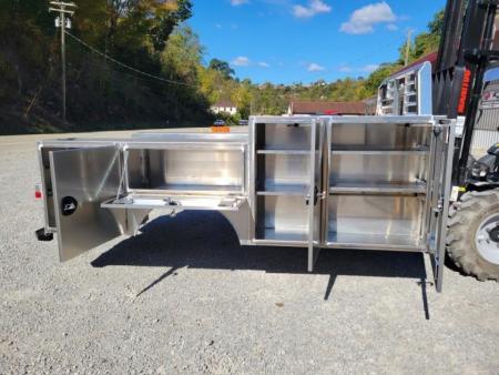 New Zimmerman Aluminum Gooseneck Service Body DRW 84" CA Cab and Chassis Advantage