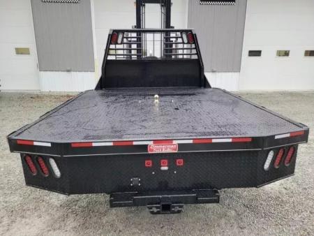 New Zimmerman Flatbed 60" CA DRW Chassis 97x114 with B&W Turnover Ball 3000XL