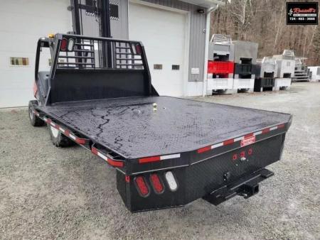 New Zimmerman Flatbed 60  CA DRW Chassis 97x114 with B&W Turnover Ball 3000XL