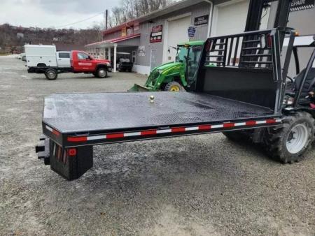 New Zimmerman Flatbed 60" CA DRW Chassis 97x114 with B&W Turnover Ball 3000XL