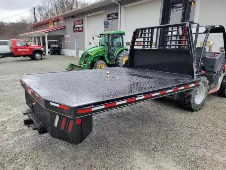 New Zimmerman Flatbed 60" CA DRW Chassis 97x114 with B&W Turnover Ball 3000XL