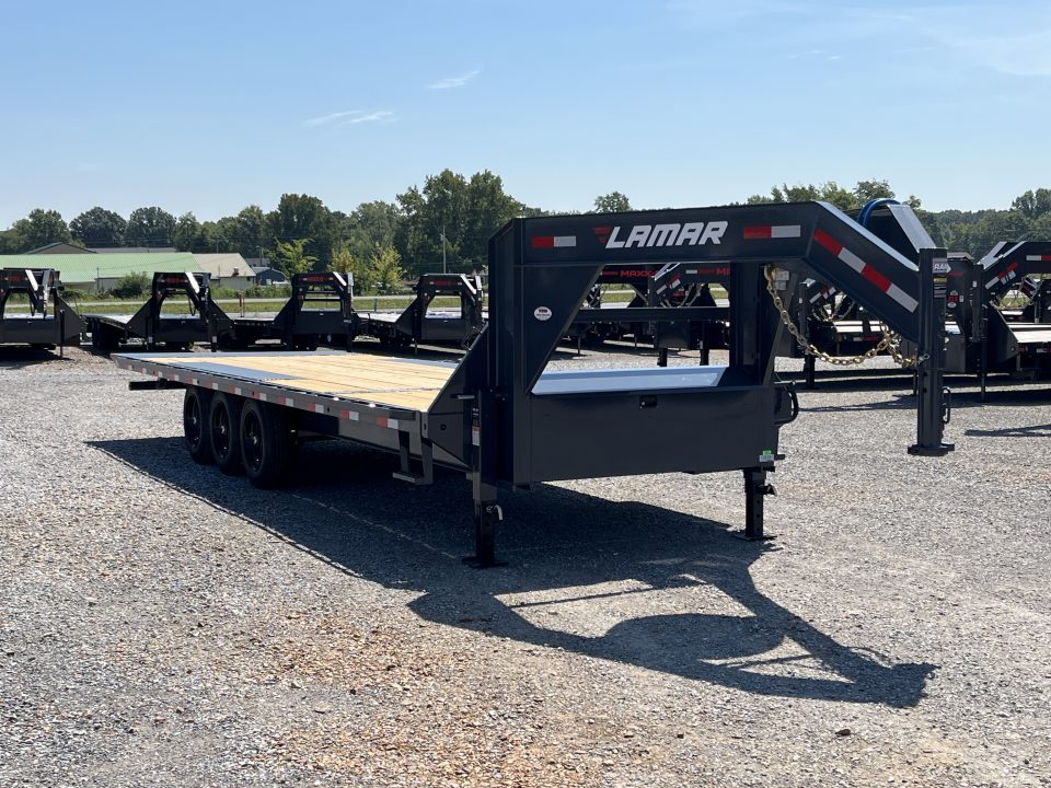 New 2027 Lamar Gooseneck Deckover Tilt | 102" x 26' 21K GVWR