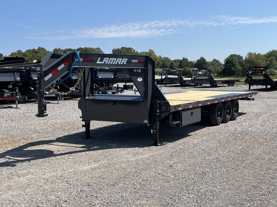 New 2027 Lamar Gooseneck Deckover Tilt | 102" x 26' 21K GVWR