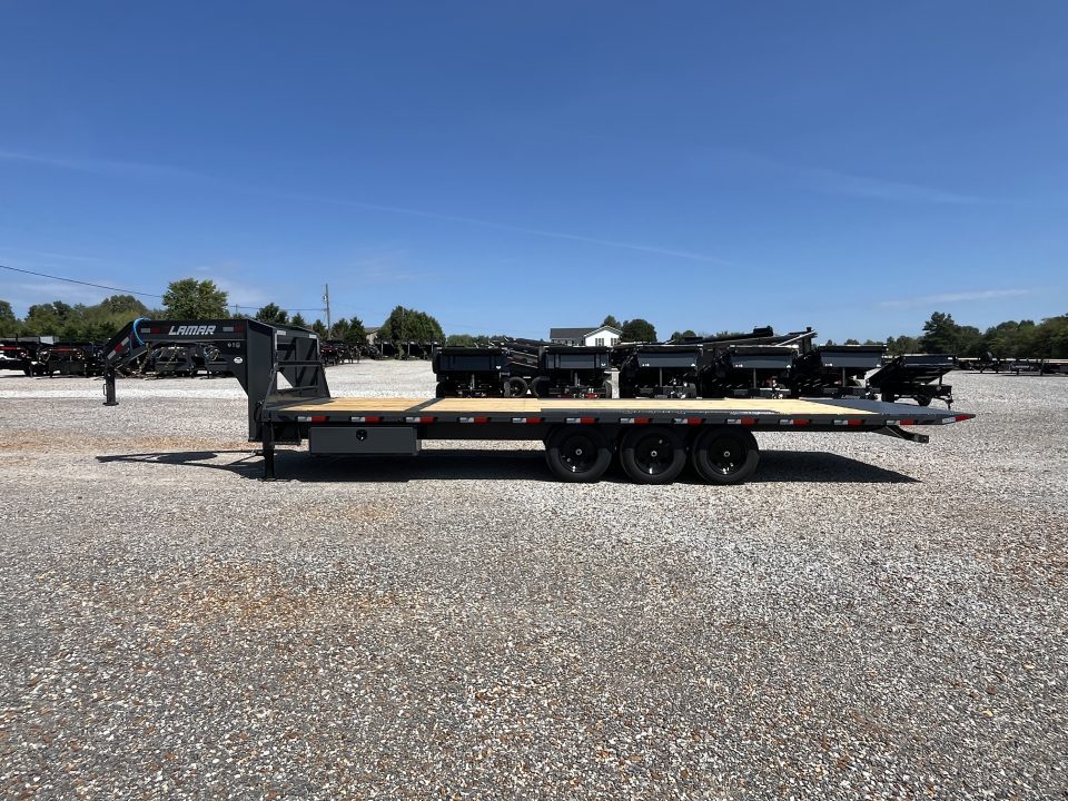 New 2027 Lamar Gooseneck Deckover Tilt | 102" x 26' 21K GVWR