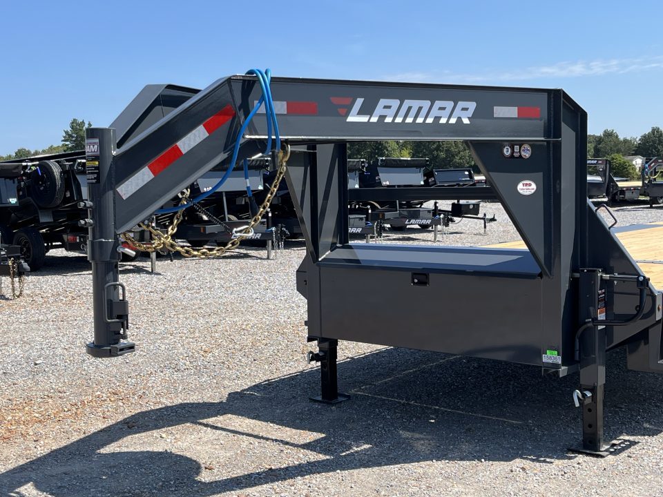 New 2027 Lamar Gooseneck Deckover Tilt | 102" x 26' 21K GVWR