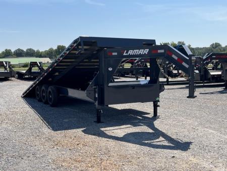 New 2027 Lamar Gooseneck Deckover Tilt | 102" x 26' 21K GVWR