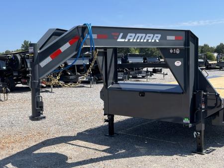 New 2027 Lamar Gooseneck Deckover Tilt | 102" x 26' 21K GVWR