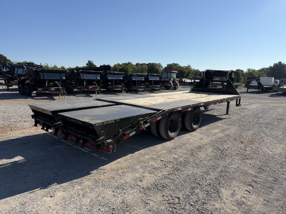Used 2024 Load Trail 102"x25' 22k Gooseneck Flatbed Trailer