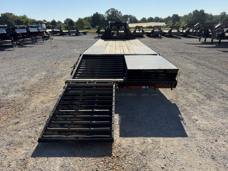 Used 2024 Load Trail 102"x25' 22k Gooseneck Flatbed Trailer