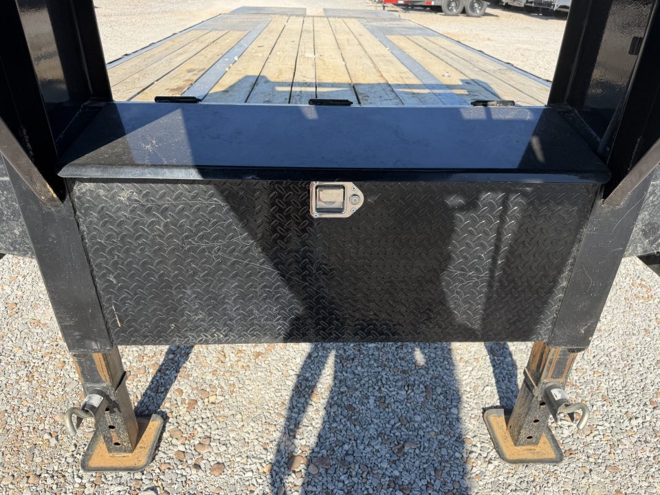 Used 2024 Load Trail 102"x25' 22k Gooseneck Flatbed Trailer